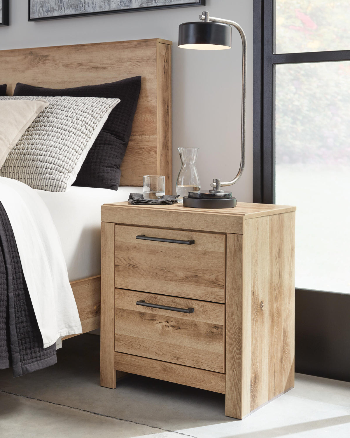 Hyanna Nightstand - B1050-92 - product view or room setting; only nightstand included (supplier image 2)