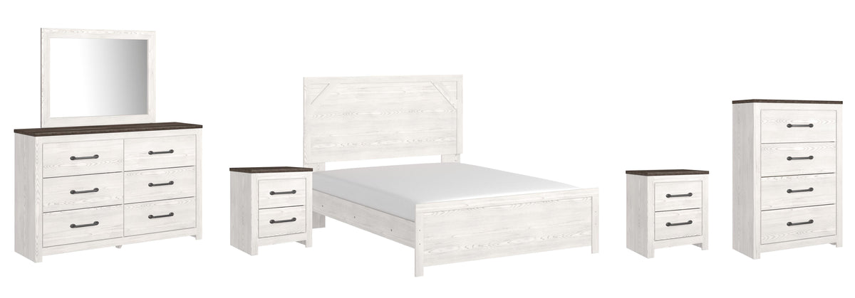 Gerridan Bedroom Sets - B1190B13 - product view or room setting; complete kit and included component views (supplier image 29)