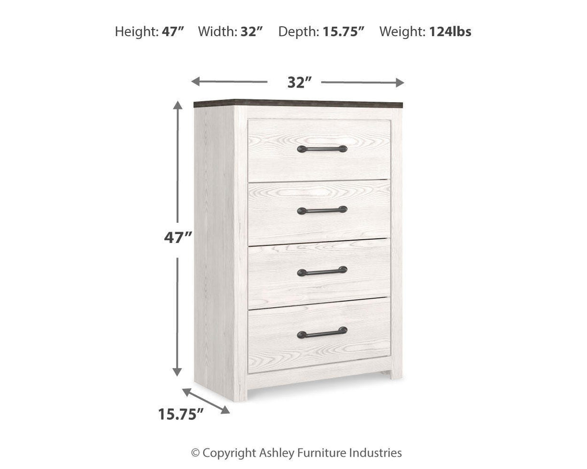 Gerridan Bedroom Sets - B1190B13, B1190B14, B1190B18, B1190B16, B1190B25, B1190B28, B1190B27, B1190B26, B1190B33, B1190B35, B1190B36, B1190B37, B1190B41 - approximate manufacturer dimensions (supplier image 38)