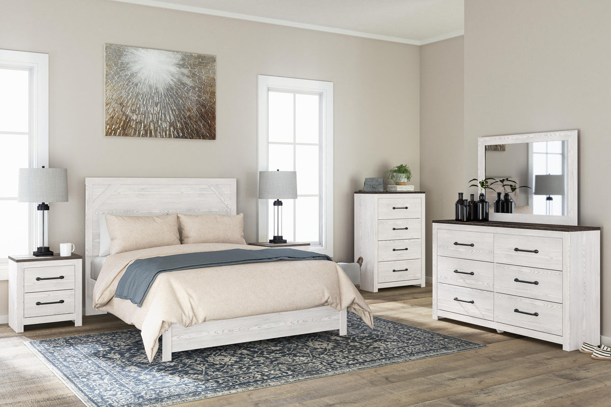 Gerridan Bedroom Sets - B1190B13, B1190B14, B1190B18 - product view or room setting; complete kit and included component views (supplier image 31)