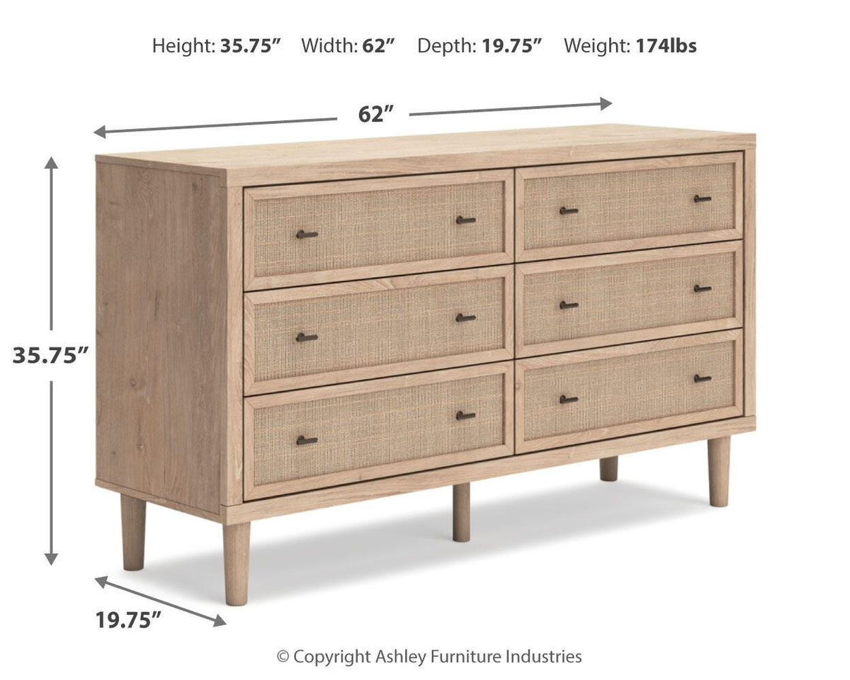 Cielden Dresser - B1199-231 - approximate manufacturer dimensions (supplier image 12)