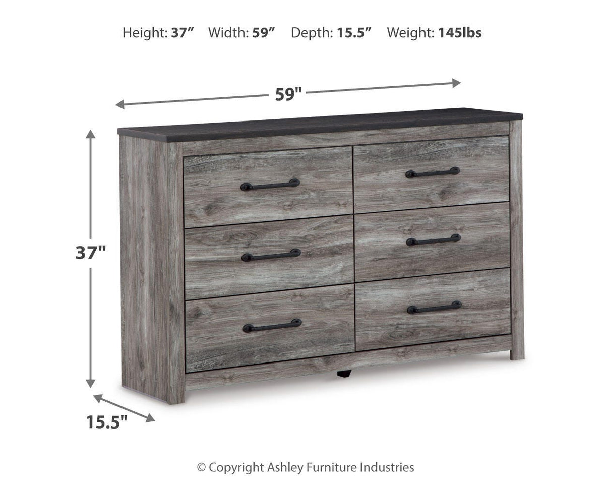 Bronyan Dresser - B1290-31 - approximate manufacturer dimensions (supplier image 11)
