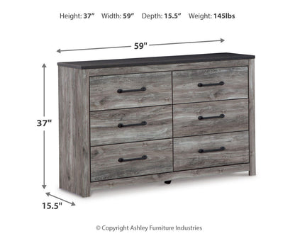 Bronyan Dresser - B1290-31 - approximate manufacturer dimensions (supplier image 11)
