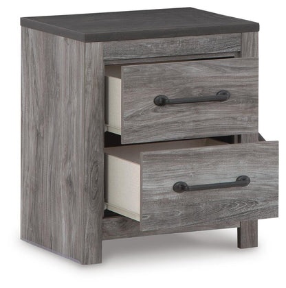 Bronyan Nightstand - B1290-92 - product view or room setting; only nightstand included (supplier image 3)