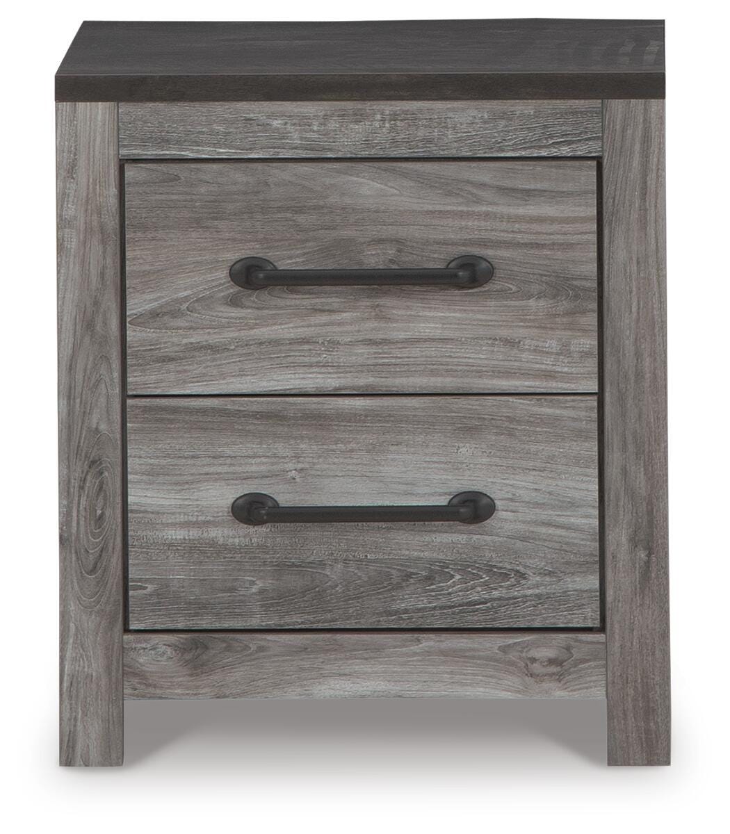Bronyan Nightstand - B1290-92 - product view or room setting; only nightstand included (supplier image 4)