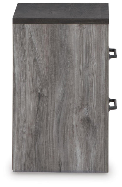 Bronyan Nightstand - B1290-92 - product view or room setting; only nightstand included (supplier image 5)