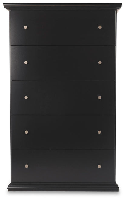 Maribel Chest of Drawers - B138-46 - product view or room setting; only chest included (supplier image 3)