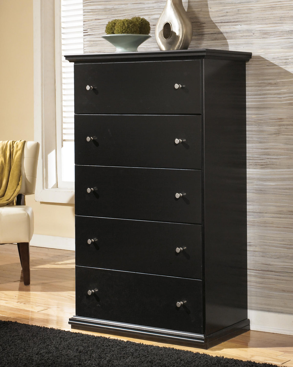 Maribel Chest of Drawers - B138-46 - product view or room setting; only chest included (supplier image 2)