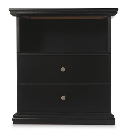 Maribel Nightstand - B138-91 - product view or room setting; only nightstand included (supplier image 5)