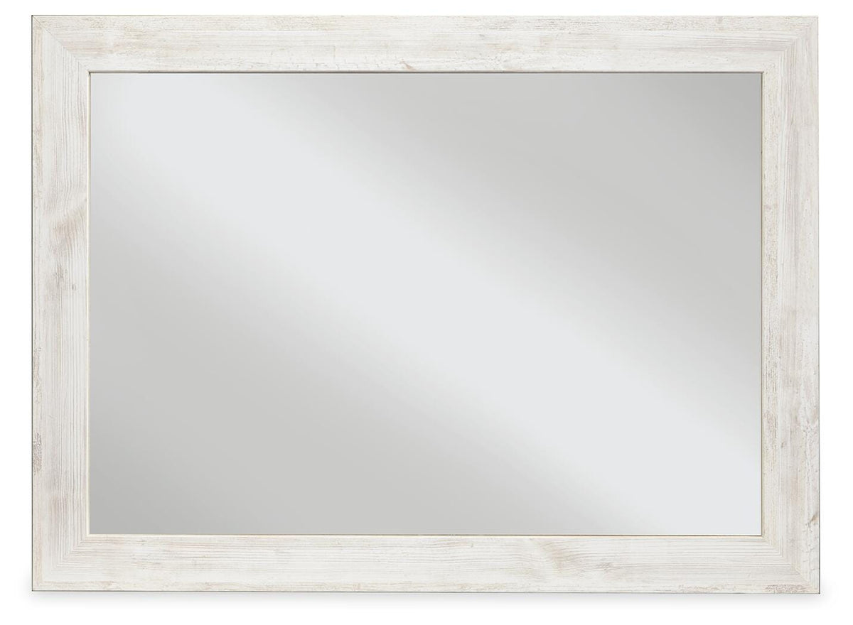 Paxberry Bedroom Mirror - B181-36 - product view or room setting; only mirror included (supplier image 2)