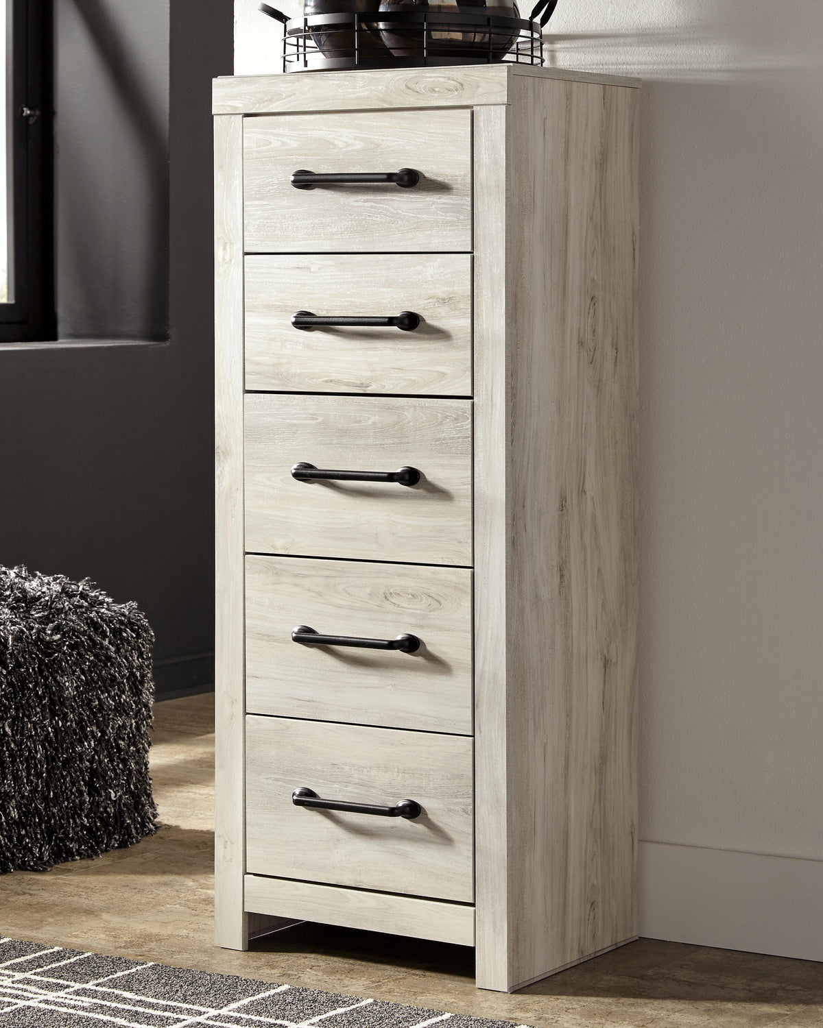 Cambeck Narrow Chest of Drawers - B192-11 - product view or room setting; only chest included (supplier image 2)