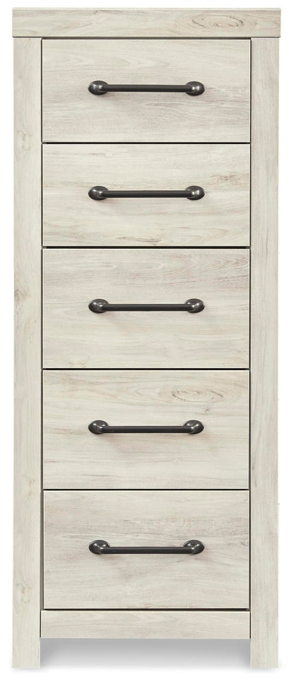 Cambeck Narrow Chest of Drawers - B192-11 - product view or room setting; only chest included (supplier image 5)