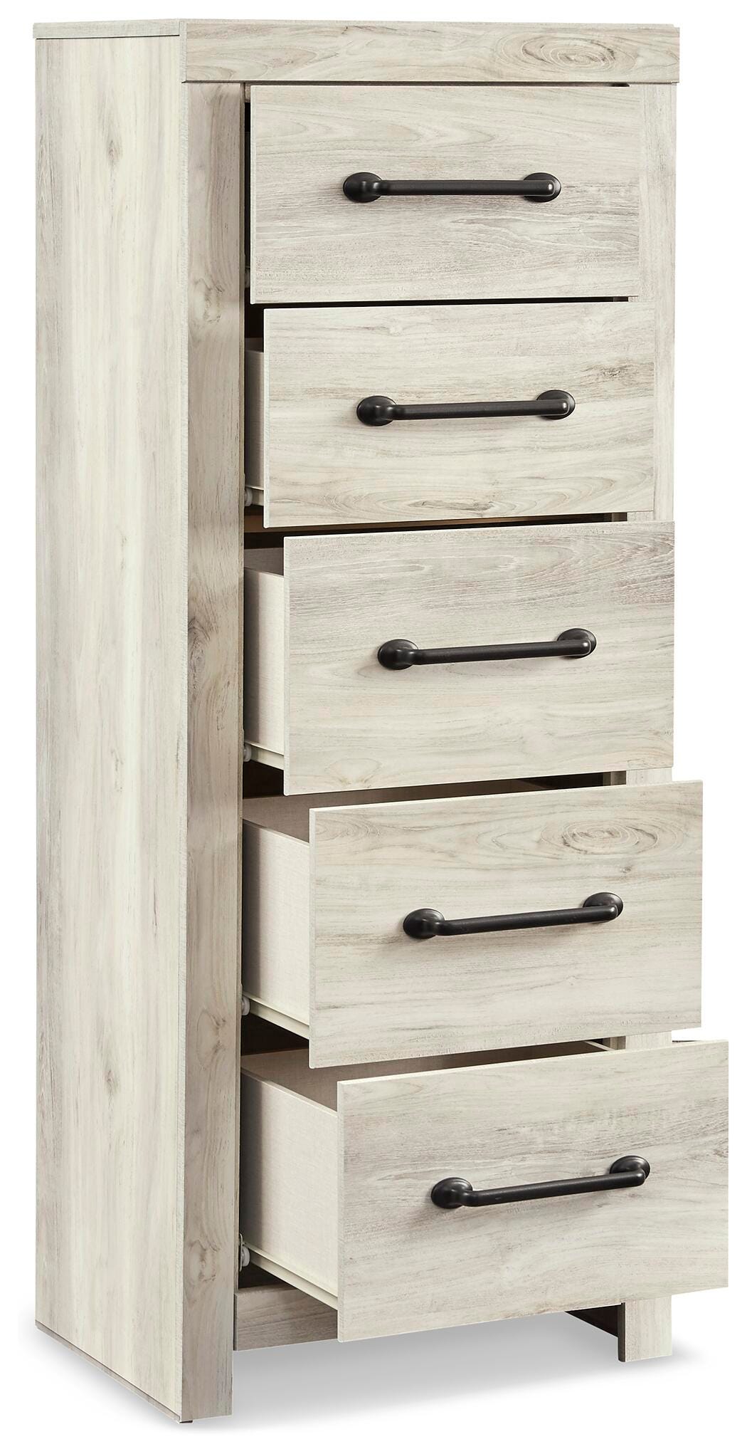 Cambeck Narrow Chest of Drawers - B192-11 - product view or room setting; only chest included (supplier image 3)