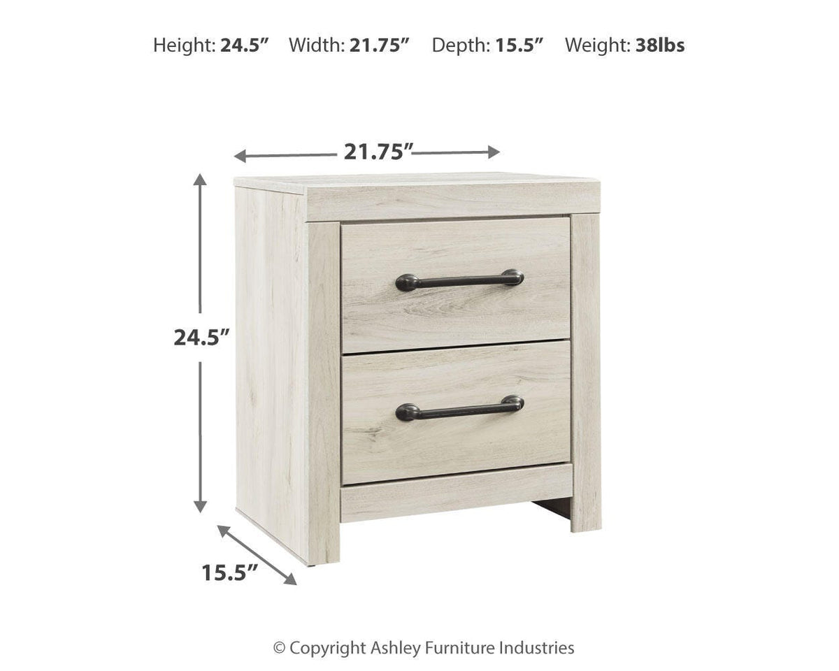 Cambeck Nightstand - B192-92 - approximate manufacturer dimensions (supplier image 4)