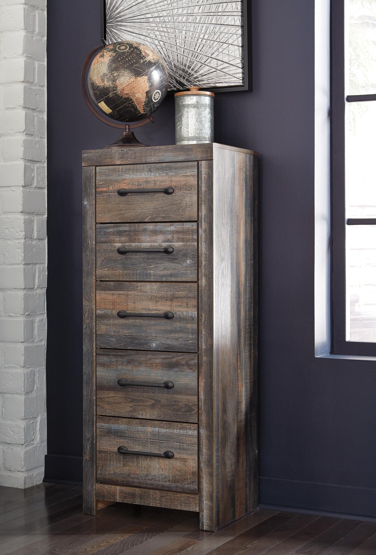 Drystan Narrow Chest - B211-11 - product view or room setting; only chest included (supplier image 6)