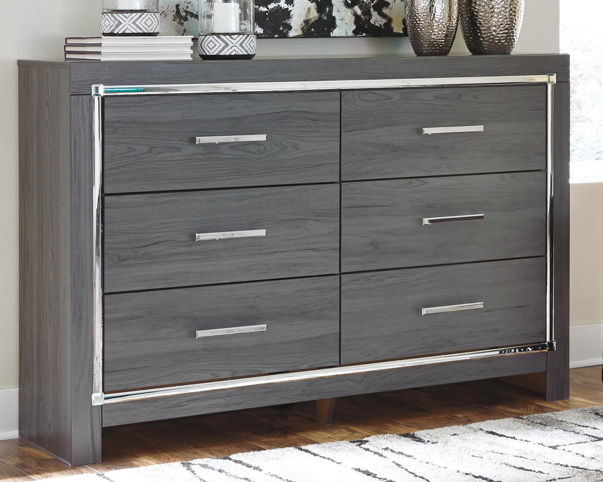 Lodanna Bedroom Sets - B214B27, B214B43, B214B52, B214B57 - product view or room setting; complete kit and included component views (supplier image 83)