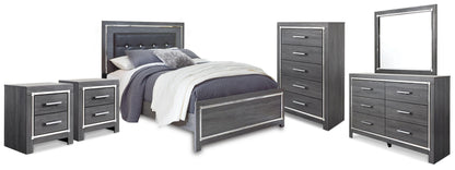 Lodanna Bedroom Sets - B214B49 - product view or room setting; complete kit and included component views (supplier image 123)