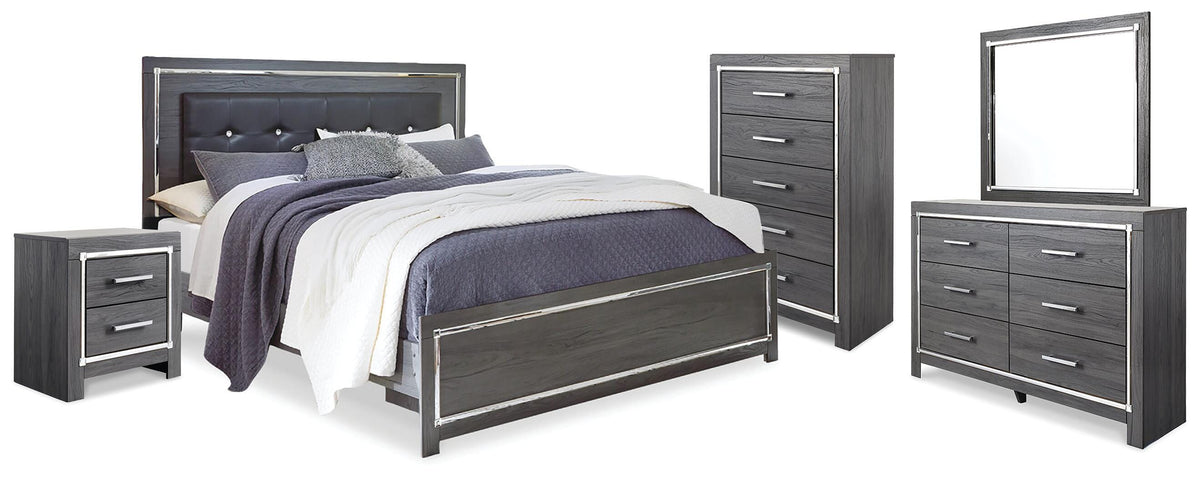 Lodanna Bedroom Sets - B214B26 - product view or room setting; complete kit and included component views (supplier image 62)