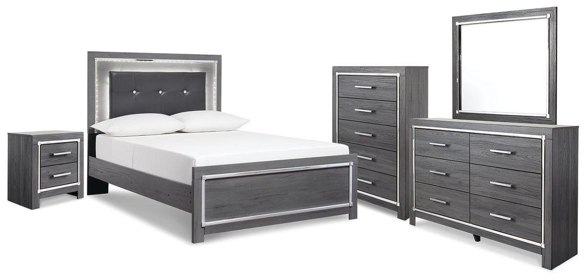 Lodanna Bedroom Sets - B214B51 - product view or room setting; complete kit and included component views (supplier image 124)