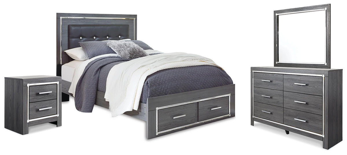 Lodanna Bedroom Sets - B214B20 - product view or room setting; complete kit and included component views (supplier image 98)