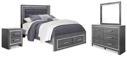 Lodanna Bedroom Sets - B214B20 - product view or room setting; complete kit and included component views (supplier image 98)