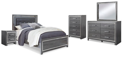 Lodanna Bedroom Sets - B214B39 - product view or room setting; complete kit and included component views (supplier image 106)