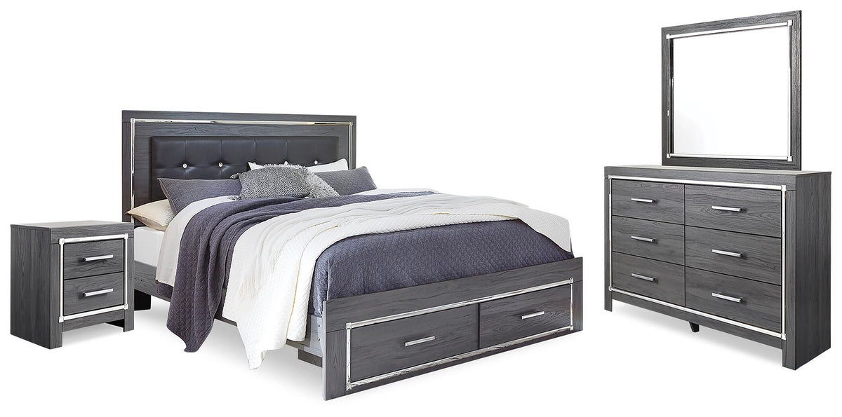 Lodanna Bedroom Sets - B214B18 - product view or room setting; complete kit and included component views (supplier image 48)