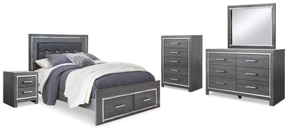 Lodanna Bedroom Sets - B214B37 - product view or room setting; complete kit and included component views (supplier image 110)