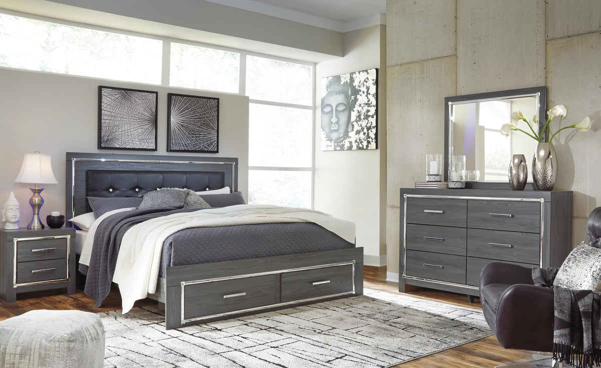 Lodanna Bedroom Sets - B214B17, B214B25, B214B24 - product view or room setting; complete kit and included component views (supplier image 41)