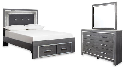 Lodanna Bedroom Sets - B214B9 - product view or room setting; complete kit and included component views (supplier image 130)