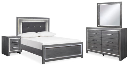 Lodanna Bedroom Sets - B214B22 - product view or room setting; complete kit and included component views (supplier image 92)