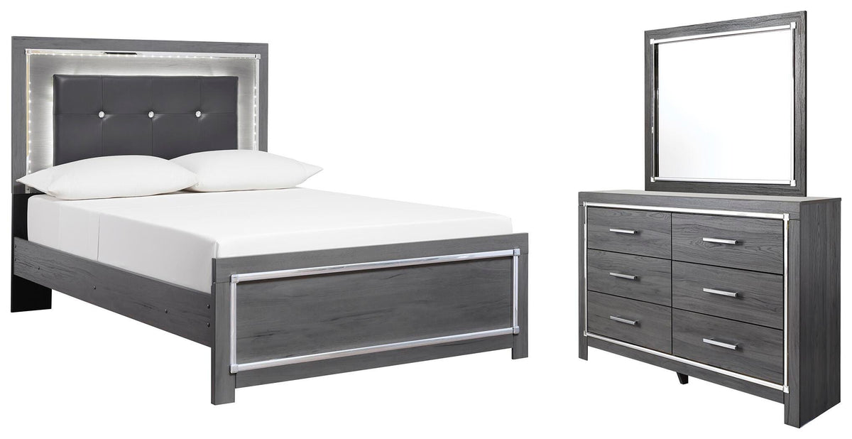Lodanna Bedroom Sets - B214B8 - product view or room setting; complete kit and included component views (supplier image 107)