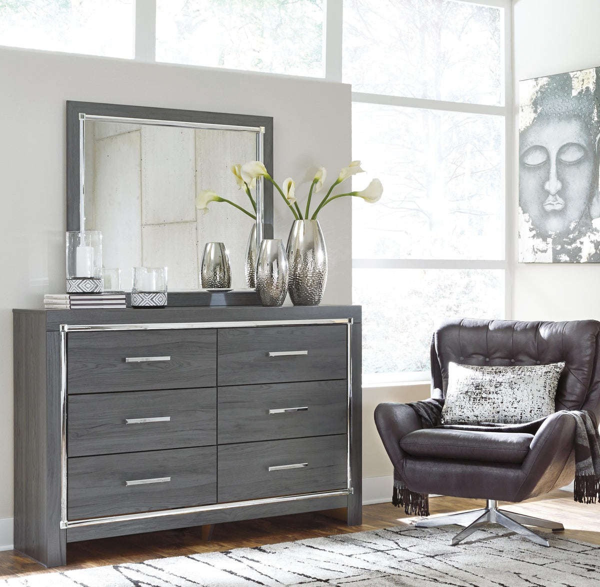 Lodanna Dresser - B214-31 - product view or room setting; only dresser included (supplier image 3)