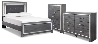 Lodanna Bedroom Sets - B214B52 - product view or room setting; complete kit and included component views (supplier image 126)