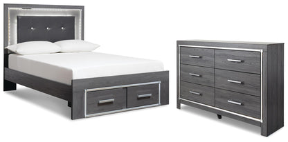 Lodanna Bedroom Sets - B214B48 - product view or room setting; complete kit and included component views (supplier image 119)