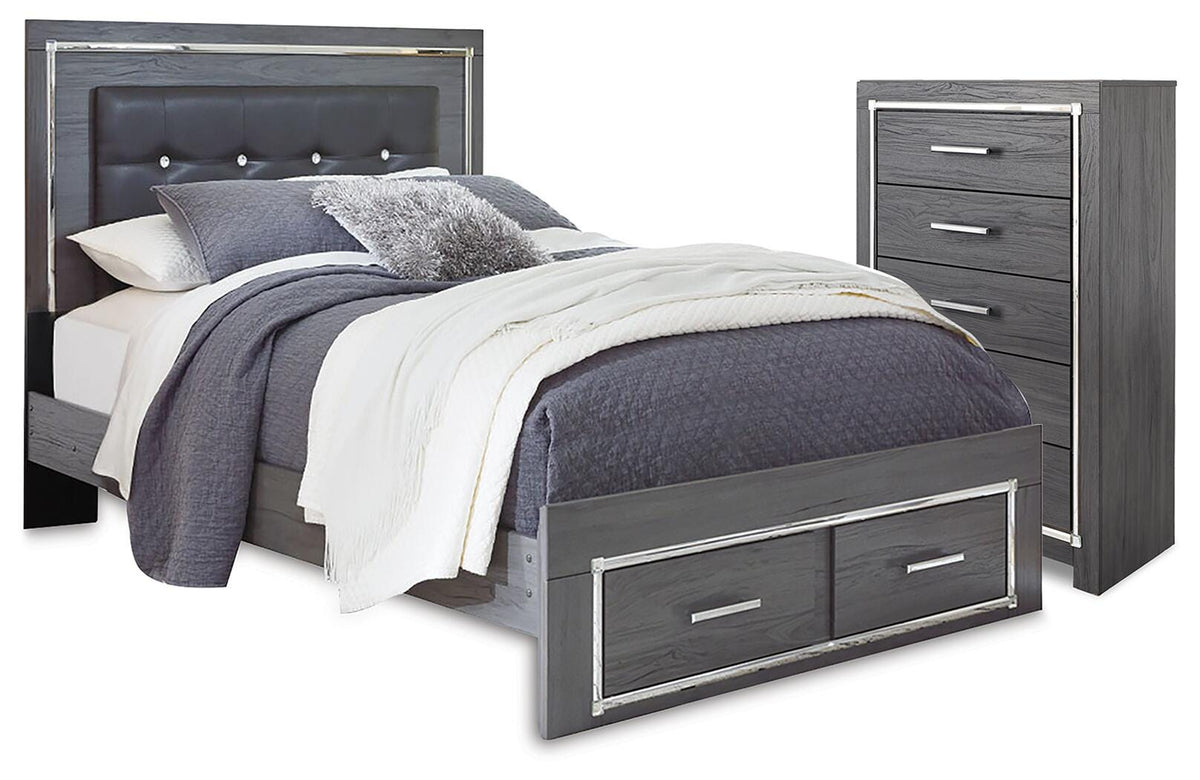Lodanna Bedroom Sets - B214B55 - product view or room setting; complete kit and included component views (supplier image 131)