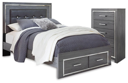 Lodanna Bedroom Sets - B214B55 - product view or room setting; complete kit and included component views (supplier image 131)