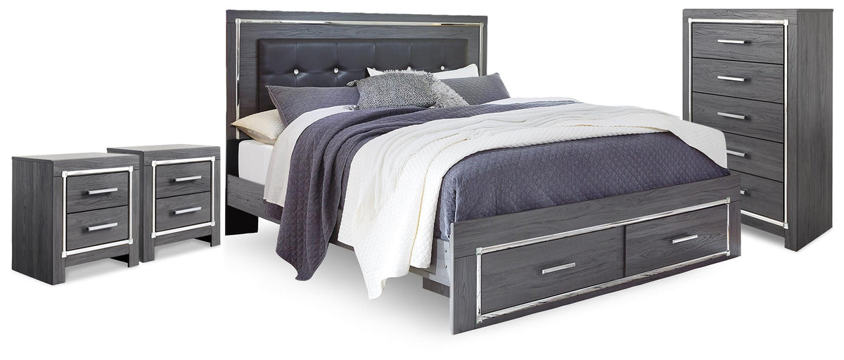 Lodanna Bedroom Sets - B214B60 - product view or room setting; complete kit and included component views (supplier image 137)