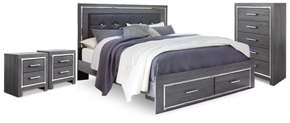 Lodanna Bedroom Sets - B214B60 - product view or room setting; complete kit and included component views (supplier image 137)