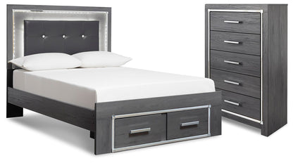 Lodanna Bedroom Sets - B214B62 - product view or room setting; complete kit and included component views (supplier image 140)