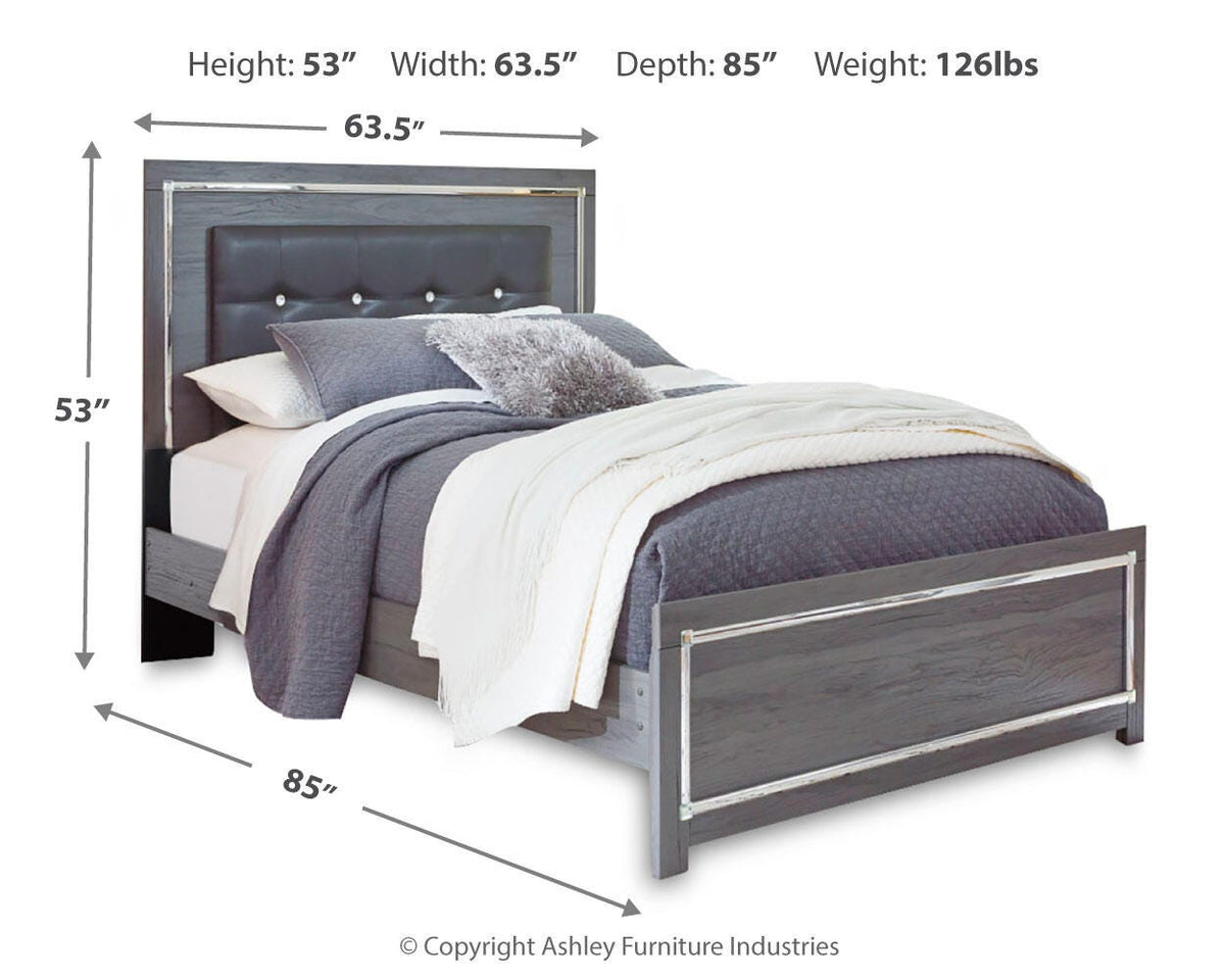 Lodanna Bedroom Sets - B214B18, B214B39, B214B38, B214B36, B214B49, B214B56, B214B6 - approximate manufacturer dimensions (supplier image 52)