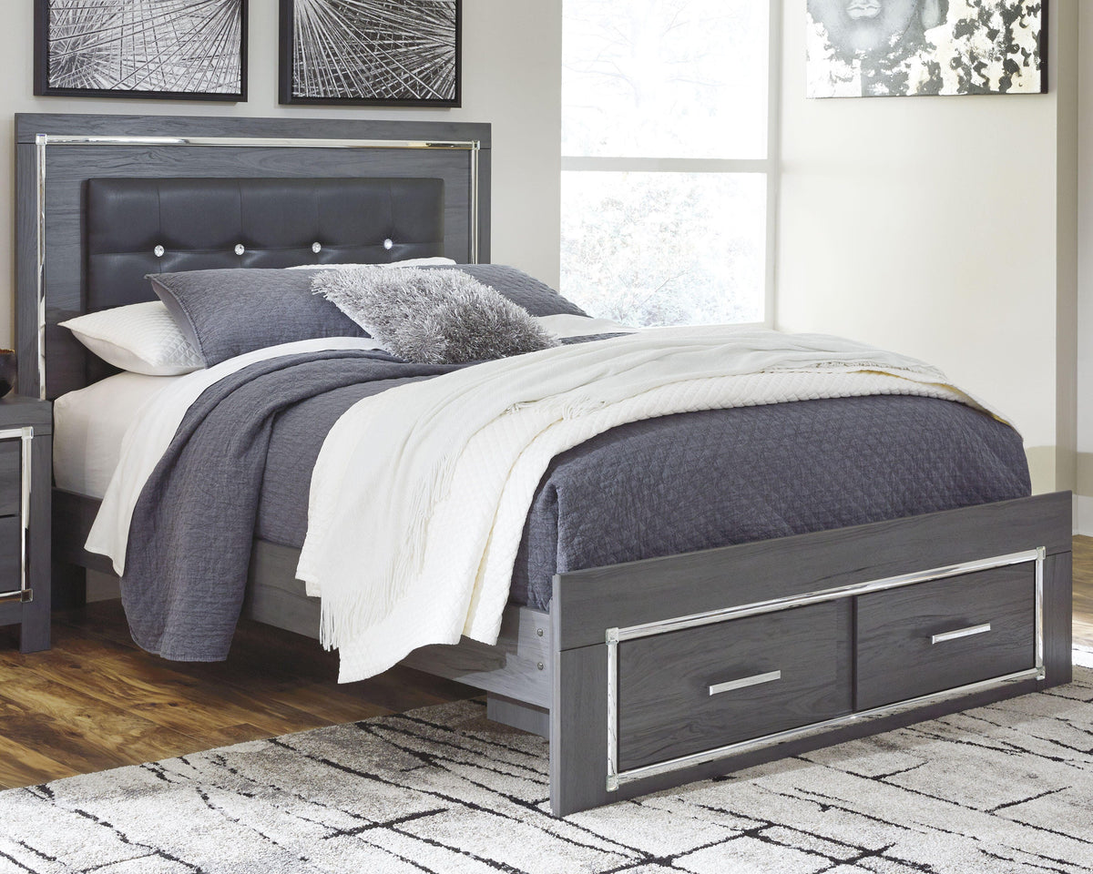 Lodanna Bedroom Sets - B214B16, B214B28, B214B20, B214B40, B214B37, B214B36, B214B44, B214B55, B214B7 - product view or room setting; complete kit and included component views (supplier image 7)