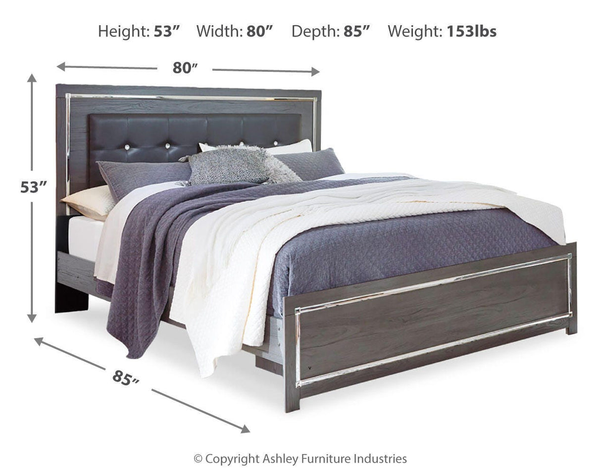 Lodanna Bedroom Sets - B214B19, B214B26, B214B27, B214B43, B214B45 - approximate manufacturer dimensions (supplier image 59)