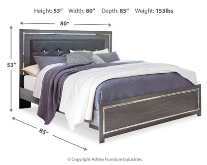 Lodanna Bedroom Sets - B214B19, B214B26, B214B27, B214B43, B214B45 - approximate manufacturer dimensions (supplier image 59)