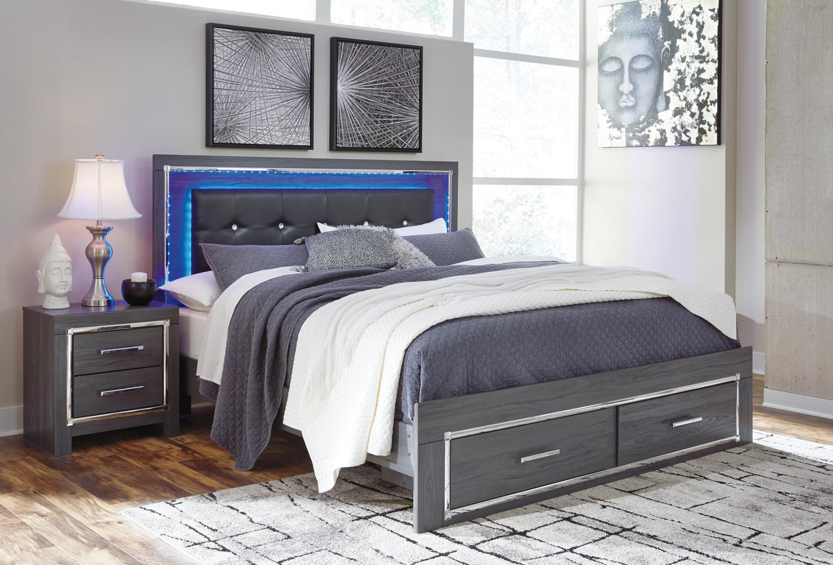 Lodanna Bedroom Sets - B214B25, B214B24, B214B58, B214B60 - product view or room setting; complete kit and included component views (supplier image 86)