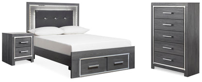 Lodanna Bedroom Sets - B214B46 - product view or room setting; complete kit and included component views (supplier image 118)