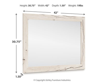 Lawroy Bedroom Mirror - B2310-36 - approximate manufacturer dimensions (supplier image 3)