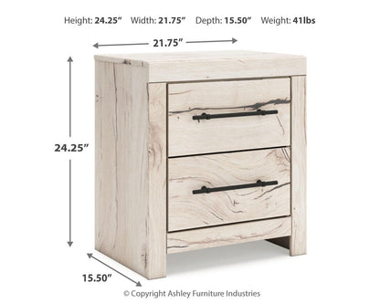 Lawroy Nightstand - B2310-92 - approximate manufacturer dimensions (supplier image 12)