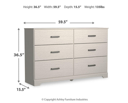 Stelsie Dresser - B2588-31 - approximate manufacturer dimensions (supplier image 6)