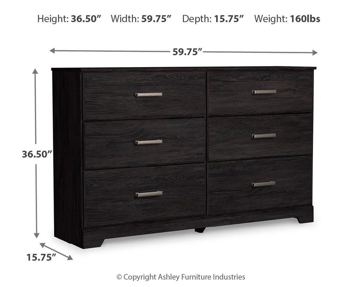Belachime Dresser - B2589-31 - approximate manufacturer dimensions (supplier image 4)